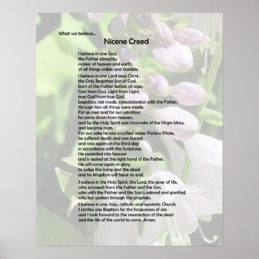Poster-Nicene Creed~ ! Poster (Voorkant)