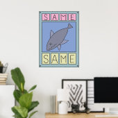 Poster Nichijou Même Requin (Bureau à domicile)