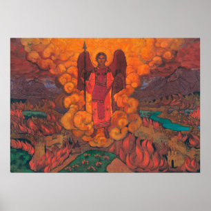 Poster Nicholas Roerich Last Angel Large Canvas Giclee Pr