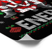 Poster Nick Energy Funny Père Noël Noël laid Sater Men W (Coin)