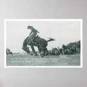 Poster Nick Knight équitation T. Joe à Cheyenne Frotier D (Devant)
