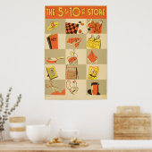 Poster Nickel et Dime Store (Cuisine)