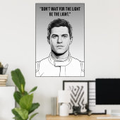 Poster Nico Hülkenberg Racing Vector – Be the Light (Bureau à domicile)