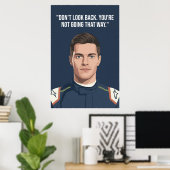 Poster Nico Hülkenberg Racing Vector – Don’t Look Back (Bureau à domicile)