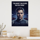 Poster Nico Hülkenberg Racing Vector – You Haven’t Failed (Cuisine)