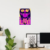 Poster Nico Robin Je Veux Vivre (Bureau à domicile)