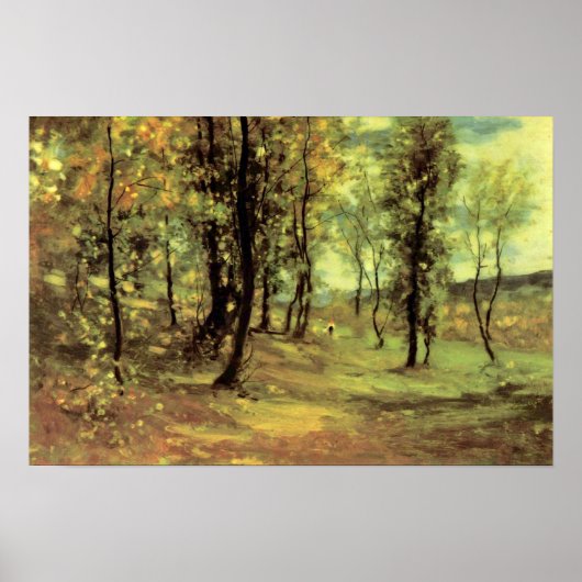Poster Nicolae Grigorescu - déboisement (Devant)