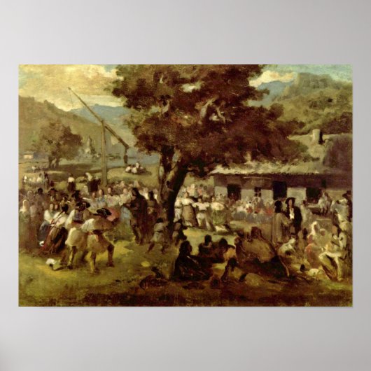 Poster Nicolae Grigorescu - Hora (Devant)