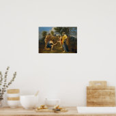 Poster Nicolas Poussin - Et in Arcadia ego (Cuisine)