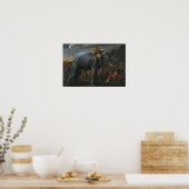 Poster Nicolas Poussin - Hannibal traversant les Alpes (Cuisine)