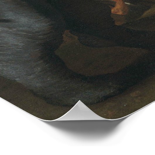 Poster Nicolas Poussin - Hannibal traversant les Alpes (Coin)