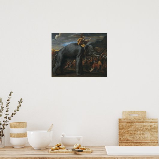 Poster Nicolas Poussin - Hannibal traversant les Alpes (Cuisine)