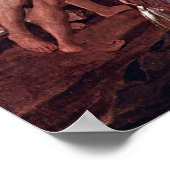 Poster Nicolas Poussin - Les bergers d'Arcadie (Coin)