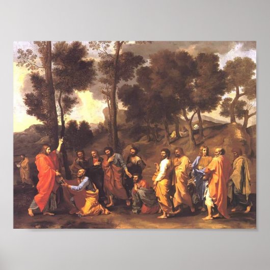 Poster Nicolas Poussin - Ordination (Devant)