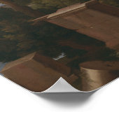 Poster Nicolas Poussin - Paysage avec Saint John (Coin)