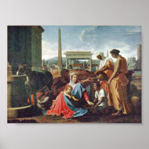 Poster Nicolas Poussin - Repose sur le vol pour l'Egypte
