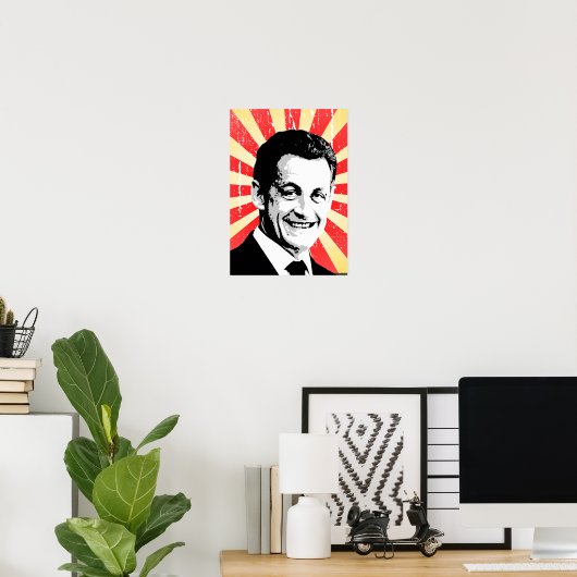 Poster Nicolas Sarkozy (Bureau à domicile)