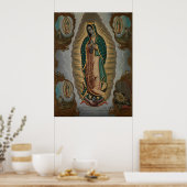 Poster Nicols Enrquez La Vierge de Guadalupe (Cuisine)
