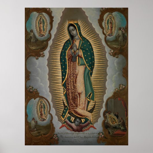Poster Nicols Enrquez La Vierge de Guadalupe (Devant)