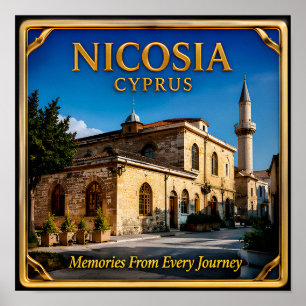 Poster Nicosie Chypre Voyage Mémoire Pour Collection Dest