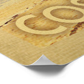 Poster Nicoya Peninsula Palm Tree Vintage voyage (Coin)