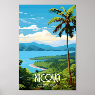 Poster Nicoya Péninsule Costa Rica Lieu de voyage célèbre