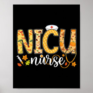 Poster Nicu Nurse Automne Yall Automne Citrouille Thanksg