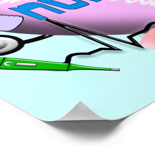 Poster NICU Nurse Canvas ARt Print Graphics Design (Coin)