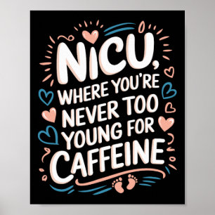 Poster Nicu Nurse Nurse Nurse Unité de soins intensifs né