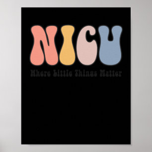 Poster Nicu - Unité de soins intensifs néonatals - Où