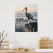 Poster Nid de cigogne industriel (Cuisine)