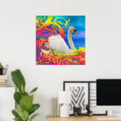 Poster Nid de cygne (Bureau à domicile)