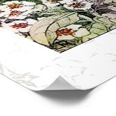 Poster NID D'OISEAU, blanc marron vert jaune (Coin)