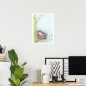 Poster Nid d'oiseaux (Bureau à domicile)