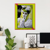 Poster nid d'oiseaux carnavals (Bureau à domicile)