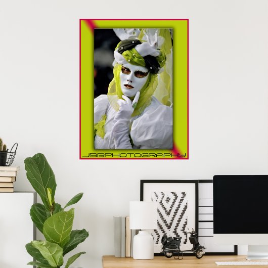 Poster nid d'oiseaux carnavals (Bureau à domicile)