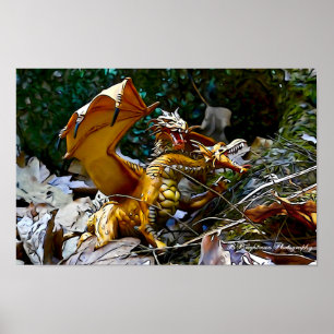 Poster Nid d'or de dragons