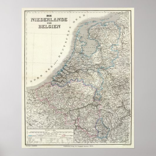 Poster Niederlande, Belgique - Pays-Bas, Belgique (Devant)