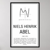 Poster Niels Henrik Abel (Devant)