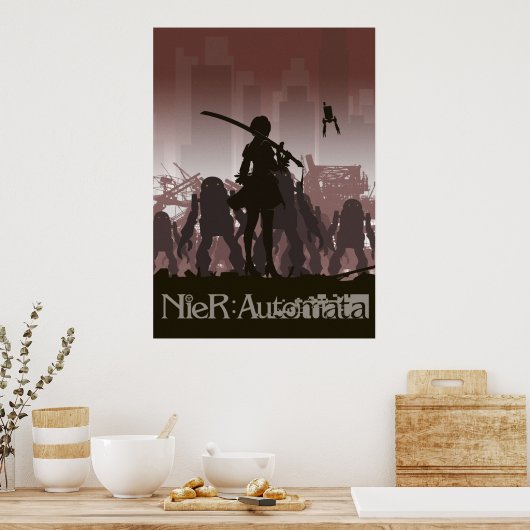 Poster Nier Automata (Cuisine)