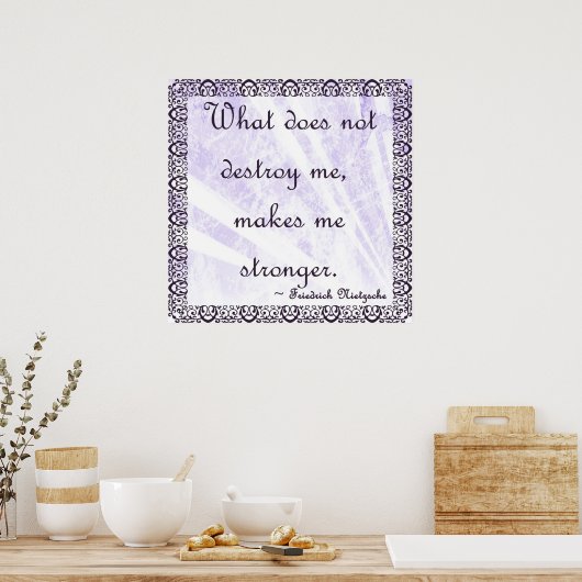 Poster - Nietzsche (Cuisine)