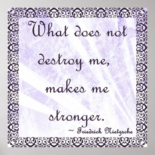 Poster - Nietzsche (Voorkant)