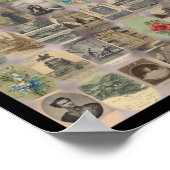 Poster Nietzsche 24x24 à Ovals (Coin)