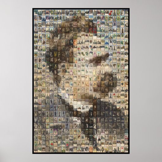 Poster Nietzsche 24x24 en 3D (Devant)