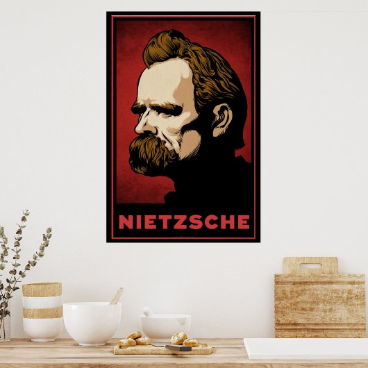 Poster Nietzsche Print (Cuisine)