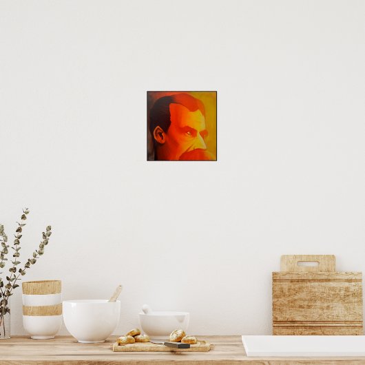 Poster Nietzsche (Ubermensch) (Cuisine)