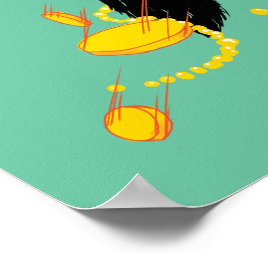 Poster Niffler Flottant Avec Or (Coin)