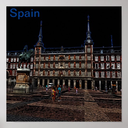 Poster Night Art de Madrid (Devant)