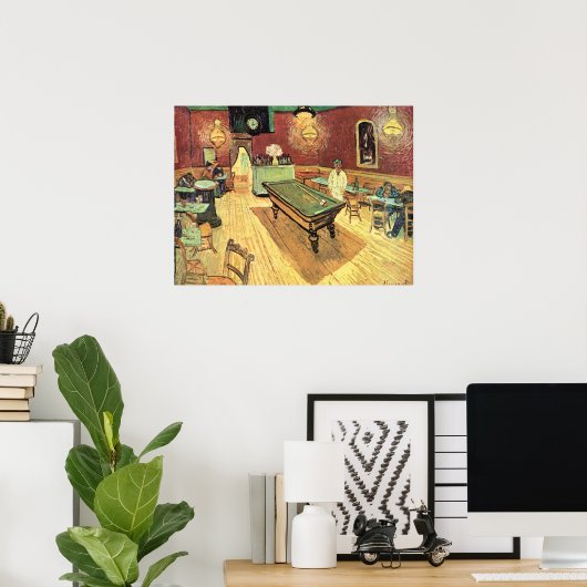 Poster Night Cafe, Place Lamartine par Vincent van Gogh (Bureau à domicile)