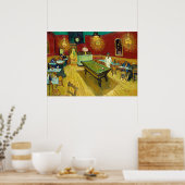 Poster Night Cafe - Vincent van Gogh Peinture Art (Cuisine)
